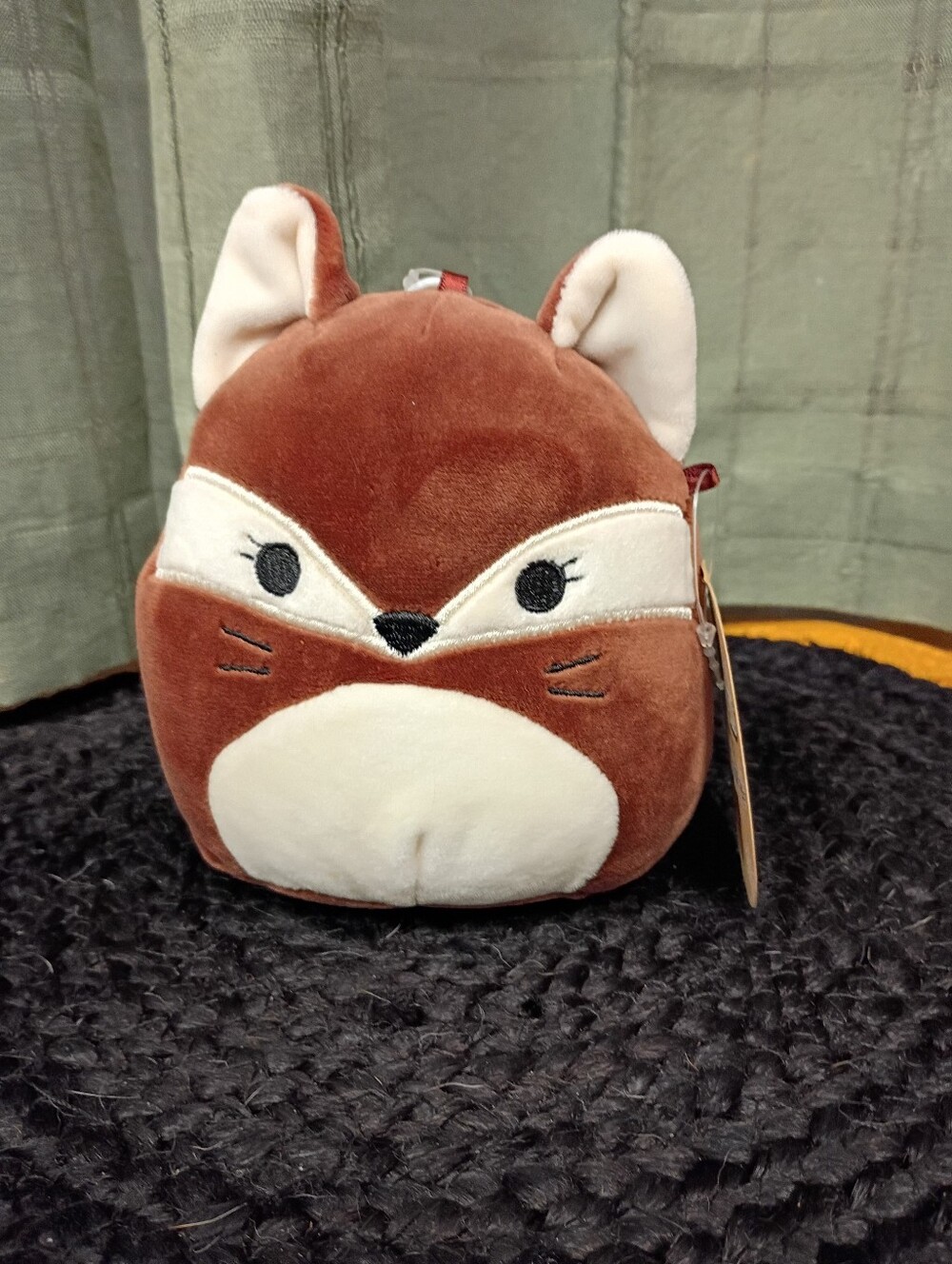 NWT Original Squishmallow Melzie The Brown Fox Plush Dog Toy Size 3.5"